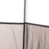 Outsunny kempinkový stan pro 3-4 osoby, rodinný stan, kopulovitý stan, 210T PU, ocel, sklolaminát, šedá+černá, 240 x 240 x 195 cm| Aosom