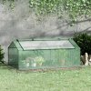 Outsunny polytunelový skleník s oknem Skleník na rajčata Studený rám 180 x 90 x 70 cm Zelený | Aosom