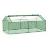 Outsunny polytunelový skleník s oknem Skleník na rajčata Studený rám 180 x 90 x 70 cm Zelený | Aosom