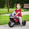 HOMCOM dětská elektrická motorka 3kolové elektrické vozidlo s hudebními režimy od 18 měsíců, červená, bezpečná zábava pro batolata | Aosom.de