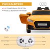 HOMCOM Elektrické autíčko pro děti s dálkovým ovládáním 24G, připojení MP3, světlomety, do 3 km/h, pro děti od 3 do 5 let, žluté | Aosom.de