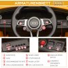 HOMCOM Elektrické autíčko pro děti s dálkovým ovládáním 24G, připojení MP3, světlomety, do 3 km/h, pro děti od 3 do 5 let, žluté | Aosom.de