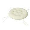 Polštářek na zahradní židli Outsunny pro měsíční židli s 10 cm polstrováním, pohodlný polyesterový polštářek na židli v béžové barvě pro zahradní nábytek | Aosom.de