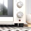 HOMCOM Mini trouba 21L Pizza Mini trouba Plech na pečení Plech na drobky 1400W Pultová trouba 1h Časovač 100-230°C Kovový krém | Aosom