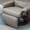 HOMCOM TV křeslo elektrické, s možností náklonu 145°, s funkcí polohování, boční tlačítka, podnožka, polohovací, koženka, 78 x 87 x 100 cm, šedá | Aosom