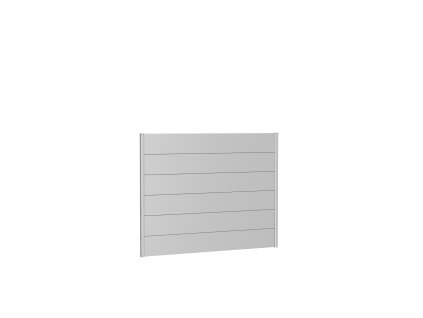 9003414159839 Sichtschutz Wandpaneele h135 b180 silber Rendering