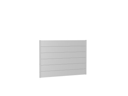 9003414159846 Sichtschutz Wandpaneele h135 b200 silber Rendering
