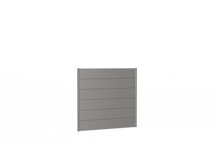 9003414159785 Sichtschutz Wandpaneele h135 b150 quarzgrau Rendering