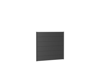 9003414159747 Sichtschutz Wandpaneele h135 b150 dunkelgrau Rendering