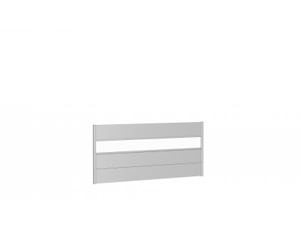 9003414159723 Sichtschutz Wandpaneele h90 b200 silber Acrylglas Rendering