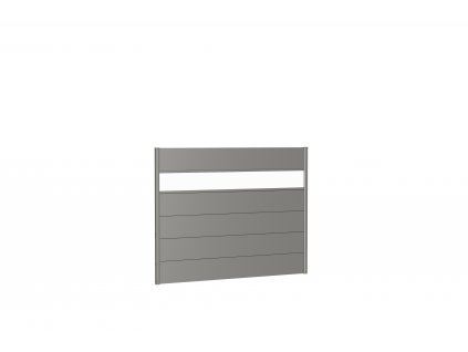 9003414159914 Sichtschutz Wandpaneele h135 b180 quarzgrau Acrylglas Rendering