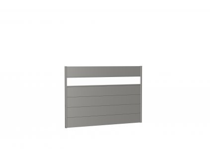 9003414159921 Sichtschutz Wandpaneele h135 b200 quarzgrau Acrylglas Rendering