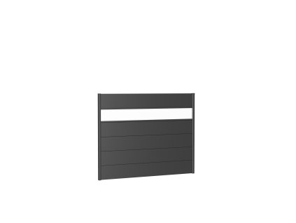 9003414159877 Sichtschutz Wandpaneele h135 b180 dunkelgrau Acrylglas Rendering