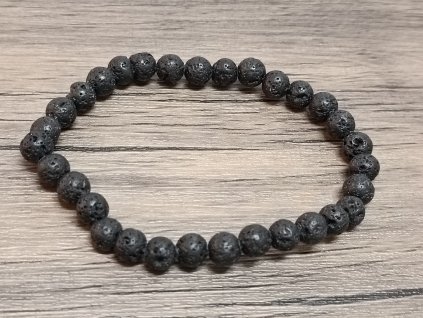 Náramek Láva 6mm