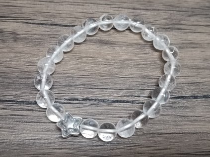 22865 2 naramek kristal extra 8mm hvezda