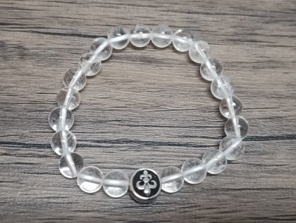 22925 2 naramek kristal extra 8mm lilie