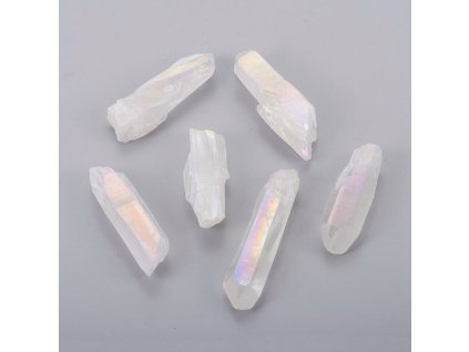 48844 krystal kristalu aqua aura tromlovany 30 75x12 20x4 18mm baleni cca 100g ccacccc kusu