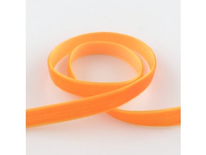 51136 2 sametova stuha 16mm oranzova navin cca 1m