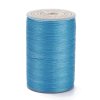50944 voskovana spletana polyesterova snura 0 3 0 4mm modra navin cca 160m