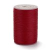 50959 voskovana spletana polyesterova snura 0 3 0 4mm cervena navin cca 160m