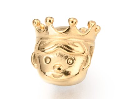 Nerezový korálek s širokým průtahem princ