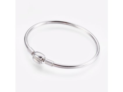 Náramek pro korálky s širokým průtahem obvod 17,6 cm