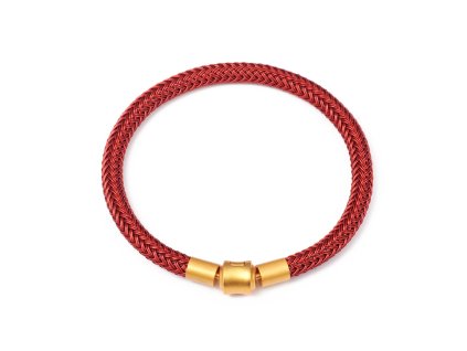Náramek pro korálky s širokým průtahem obvod 19,5 cm