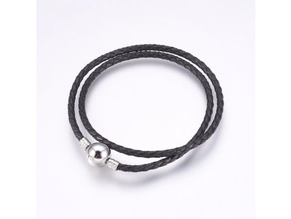 Náramek pro korálky s širokým průtahem obvod 38,5 cm