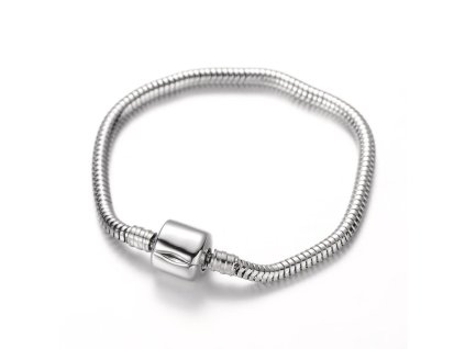Náramek pro korálky s širokým průtahem obvod 17 cm