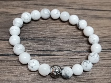 Náramek magnezit 8mm míč