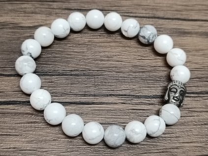 Náramek magnezit 8mm Buddha