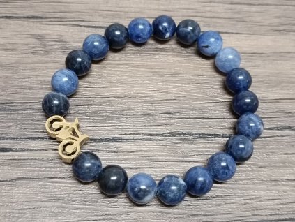 Náramek sodalit 8mm jízdní kolo