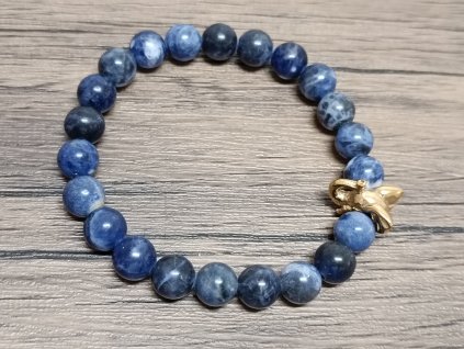 Náramek sodalit 8mm slon