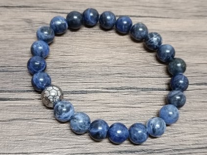 Náramek sodalit 8mm míč