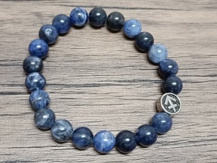 Náramek sodalit 8mm znamení Střelec