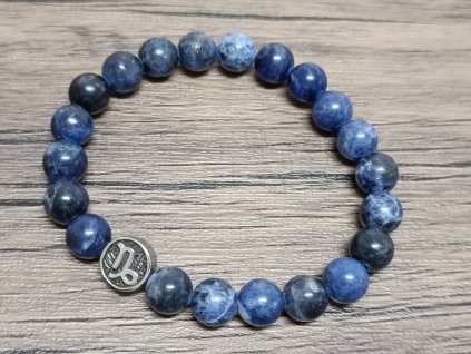 Náramek sodalit 8mm znamení Kozoroh