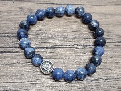 Náramek sodalit 8mm znamení Váhy