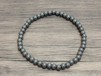 Náramek Hematit 4mm