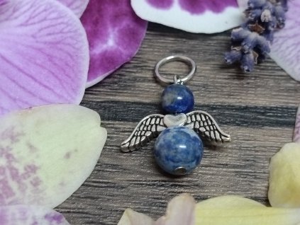 Přívěsek andílek lapis lazuli