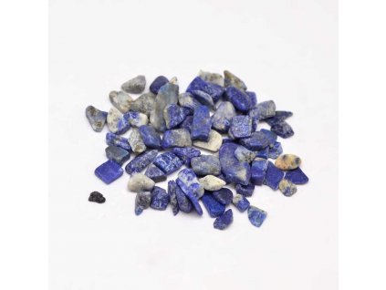 Lapis lazuli zlomky 3~9x1~4mm balení 10 gramů