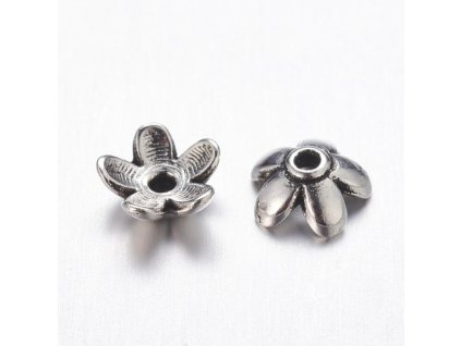 Bižuterní kaplík 6.5x3mm balení 10 kusů