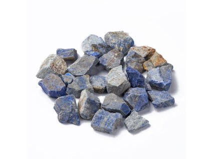 Lapis lazuli surový 30~50x27~38x10~28mm balení cca 100g cca 1-3 kusů