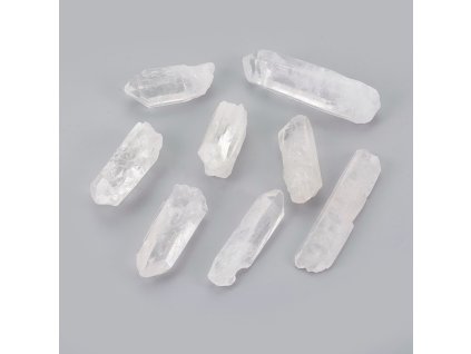 Krystal křišťálu  30~75x12~20x4~18mm balení cca 100g cca 6-8 kusů