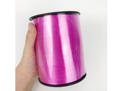 Polyesterová stuha 5mm růžová návin cca 457m