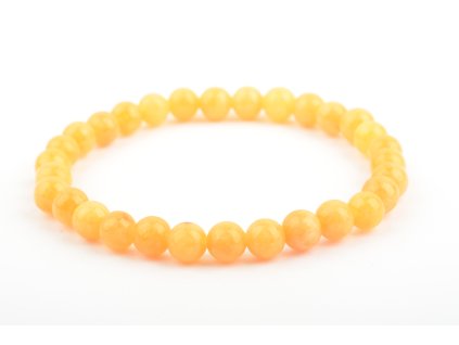 Chalcedon oranžový náramek 6mm