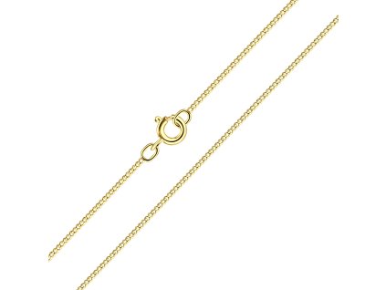 Stříbrný řetízek Ag 925/1000 délka 40cm pozlacený 14K zlatem