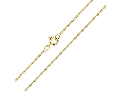 Stříbrný řetízek Ag 925/1000 délka 40cm pozlacený 14K zlatem