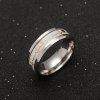 Prsten nerezová ocel  18,2mm svítící srdeční puls