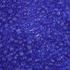 Rokajlové korálky modré velikost 6/0 matná barva, balení cca 12 gramů