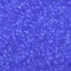 Rokajlové korálky chrpově modré velikost 6/0 matná barva, balení cca 12 gramů